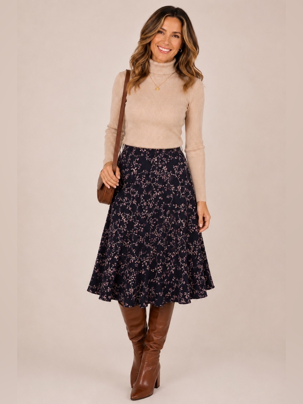 J.Jill Printed Skirt A-Line Purple
Floral Midi Skirt Size
Medium